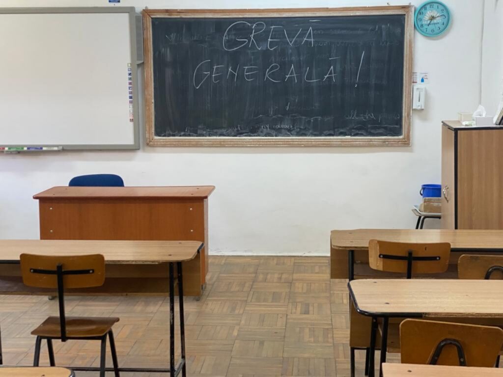 A treia zi de grevă generală în educație. Sindicaliștii amenință cu un nou protest în București