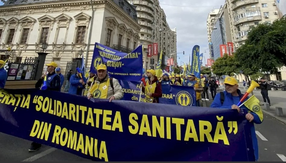 Federația „Solidaritatea Sanitară” organizează astăzi, 8 iunie 2023, un miting  în București